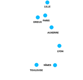 Cartes des villes de France